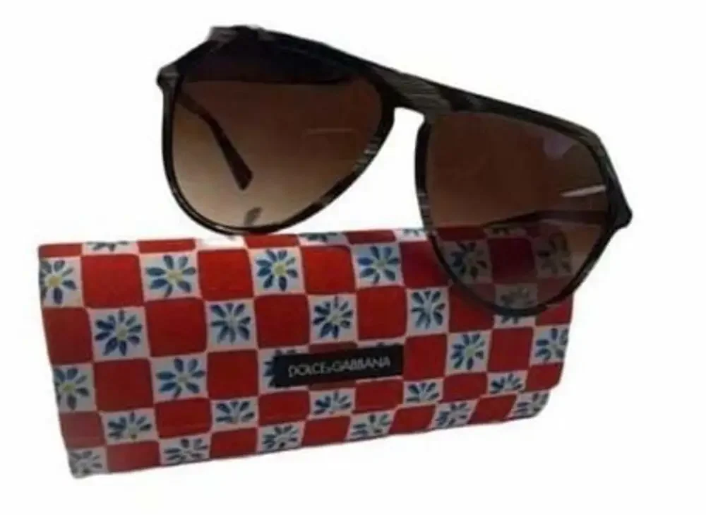 Dolce & Gabbana DG4452 Men's Aviator Sunglasses with Case